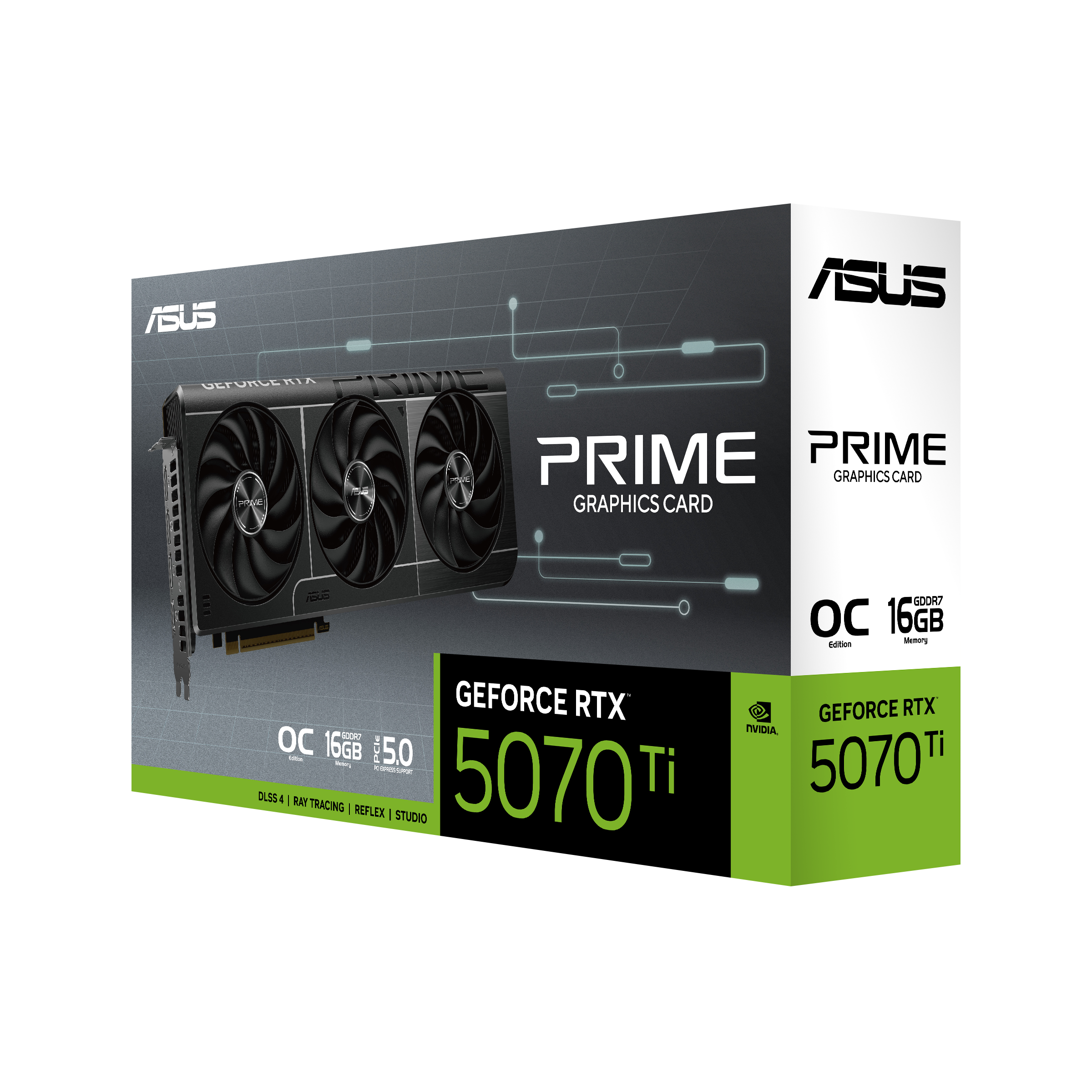 ASUS Prime GeForce RTX™ 5070 Ti 16GB GDDR7 ASUS Prime GeForce RTX™ 5070 Ti 16GB GDDR7
